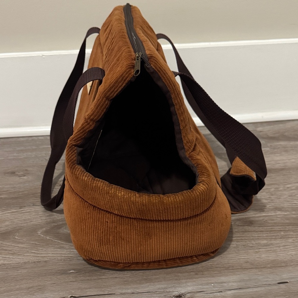 Corduroy Pet Carrier - Picture 3 of 13